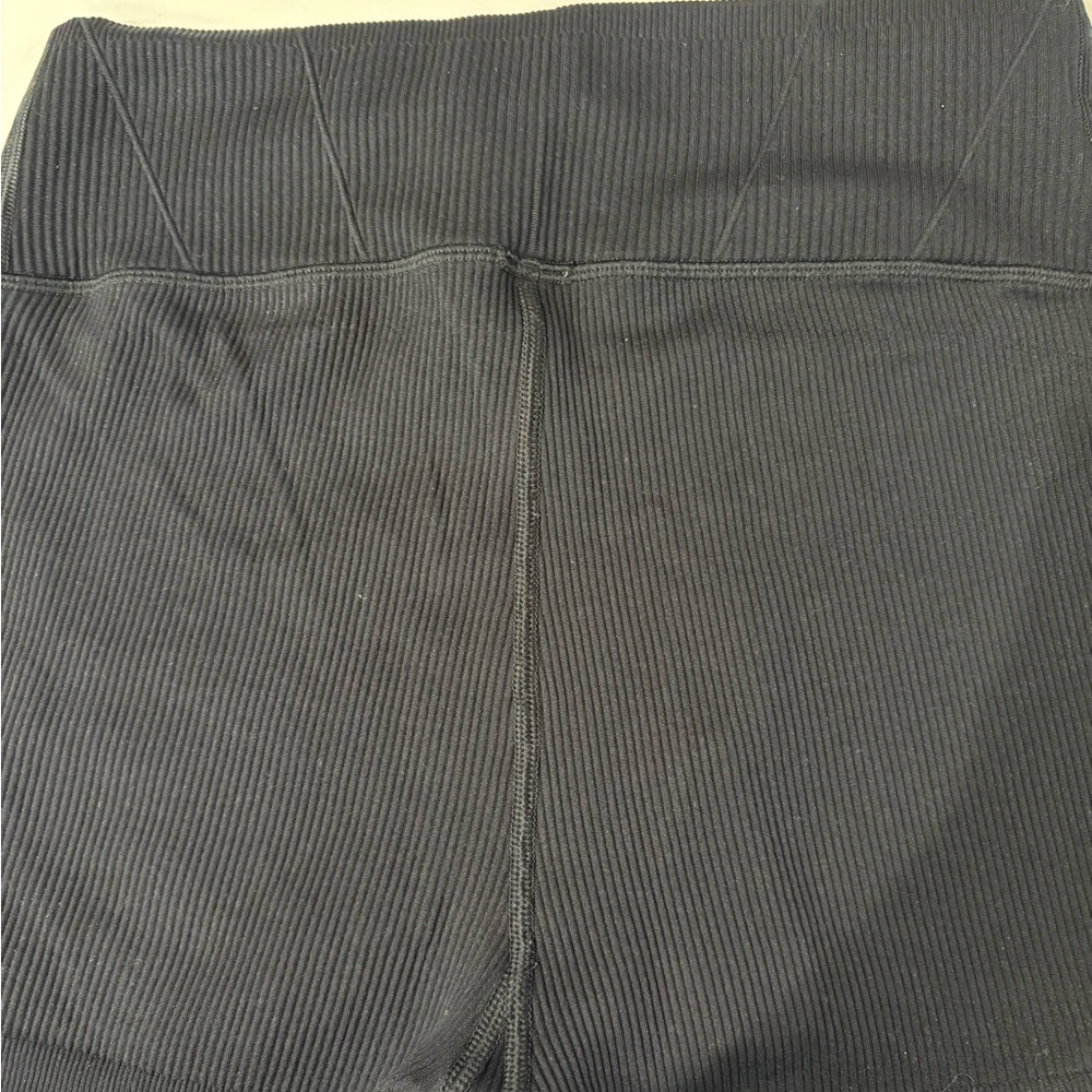 Aerie Black Bike Shorts with High-Rise Waistband - Picture 5 of 5